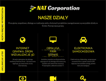 Tablet Screenshot of nat-corporation.com